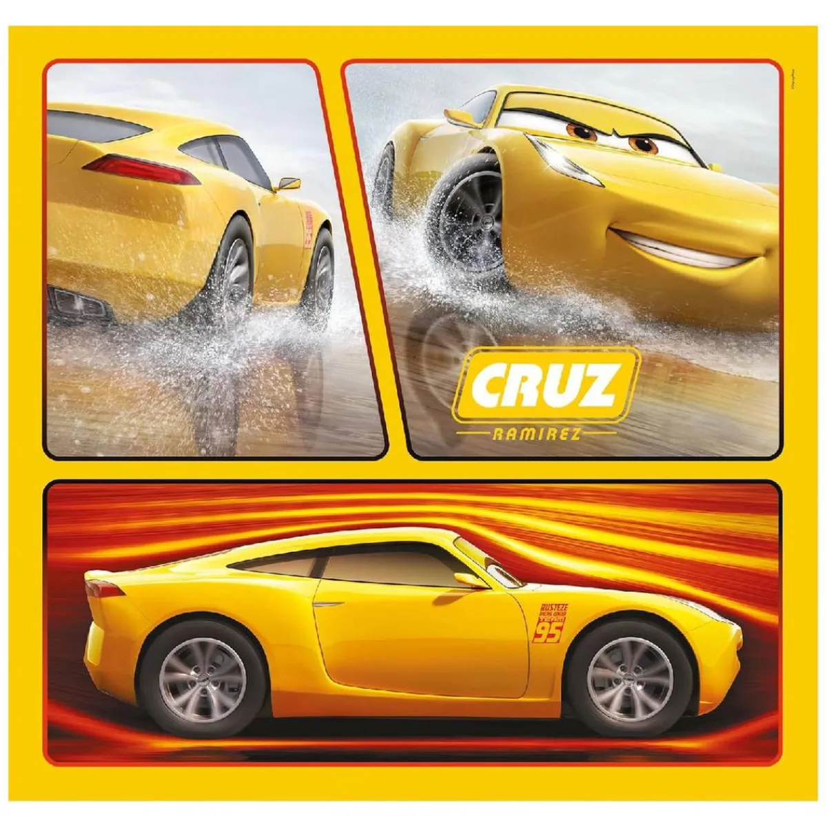 CLEMENTONI Juegos Y Puzzles*- 3 puzzles 48 piezas - Cars