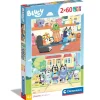 CLEMENTONI Juegos Y Puzzles*- 2 puzzles 60 piezas - Bluey