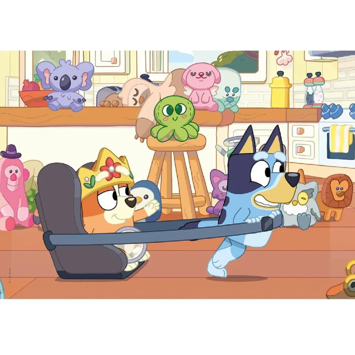 CLEMENTONI Juegos Y Puzzles*- 2 puzzles 60 piezas - Bluey