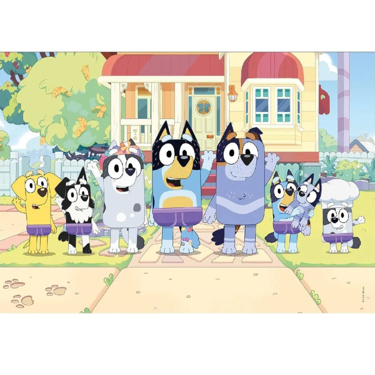 CLEMENTONI Juegos Y Puzzles*- 2 puzzles 60 piezas - Bluey