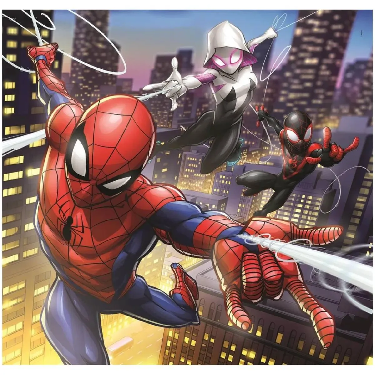 CLEMENTONI Juegos Y Puzzles*- 3 puzzles 48 piezas - Spiderman