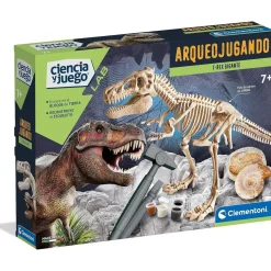 CLEMENTONI Steam*- Arqueojugando T-Rex Gigante ㅤ
