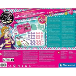 CLEMENTONI Estilo De Vida*- Charms Lab hacer pulseras, collares y encantos multicolor juego creativo ㅤ