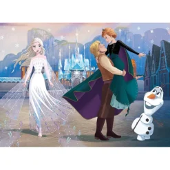 CLEMENTONI Juegos Y Puzzles*- Frozen - Puzzle infantil de 24 maxi piezas grandes Disney ㅤ