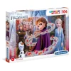 CLEMENTONI Juegos Y Puzzles*- Frozen - Puzzle infantil efecto purpurina 104 piezas ㅤ