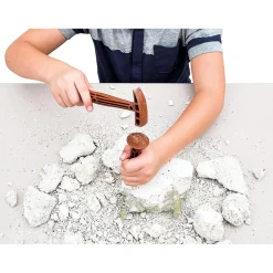 CLEMENTONI Steam*- Juego científico de excavación y montaje Smilodon fosforescente ㅤ