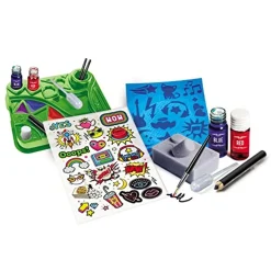 CLEMENTONI Steam*- Juego educativo de ciencias para hacer tatuajes y calcomanías personalizadas ㅤ