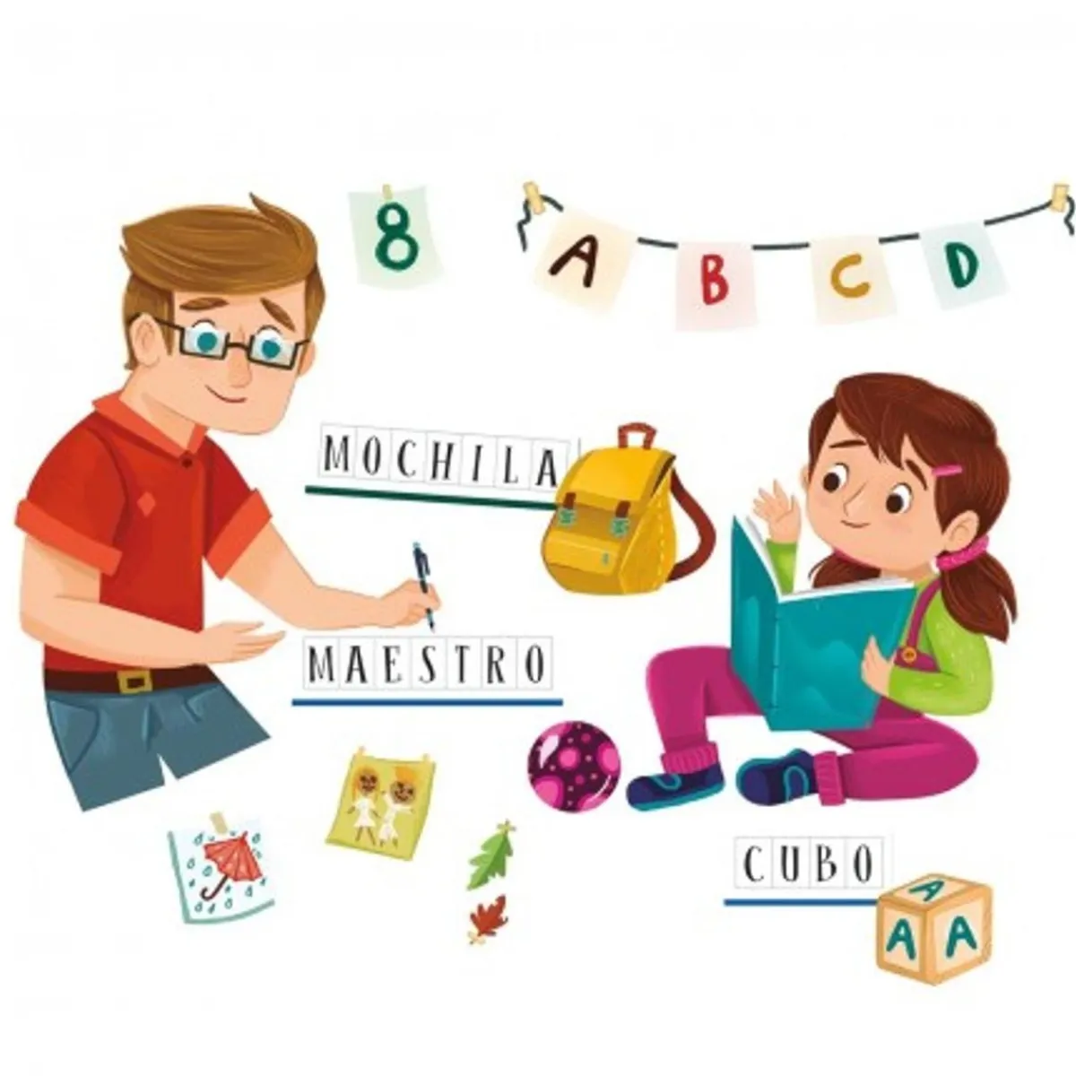 CLEMENTONI Friki Zone|Juguetes Educativos Y Libros*- Juego educativo: Aprendiendo mis primeras palabras ㅤ