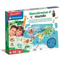 CLEMENTONI Friki Zone|Juguetes Educativos Y Libros*- Juego educativo descubramos el mundo, geografía y mapas ㅤ
