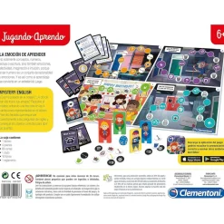 CLEMENTONI Juguetes Educativos Y Libros|Juegos Y Puzzles*- Juego educativo Mistery English en español ㅤ
