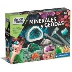 CLEMENTONI Steam*- Juego educativo de ciencia: Minerales y geodas multicolor, tamaño mediano