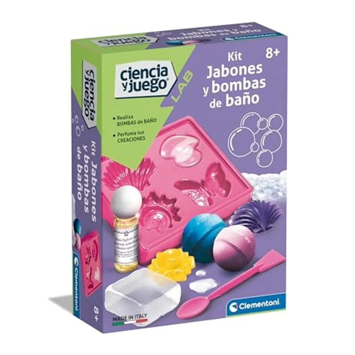 CLEMENTONI Steam*- Kit Científico Set Jabones Y Bombas De Baño ㅤ