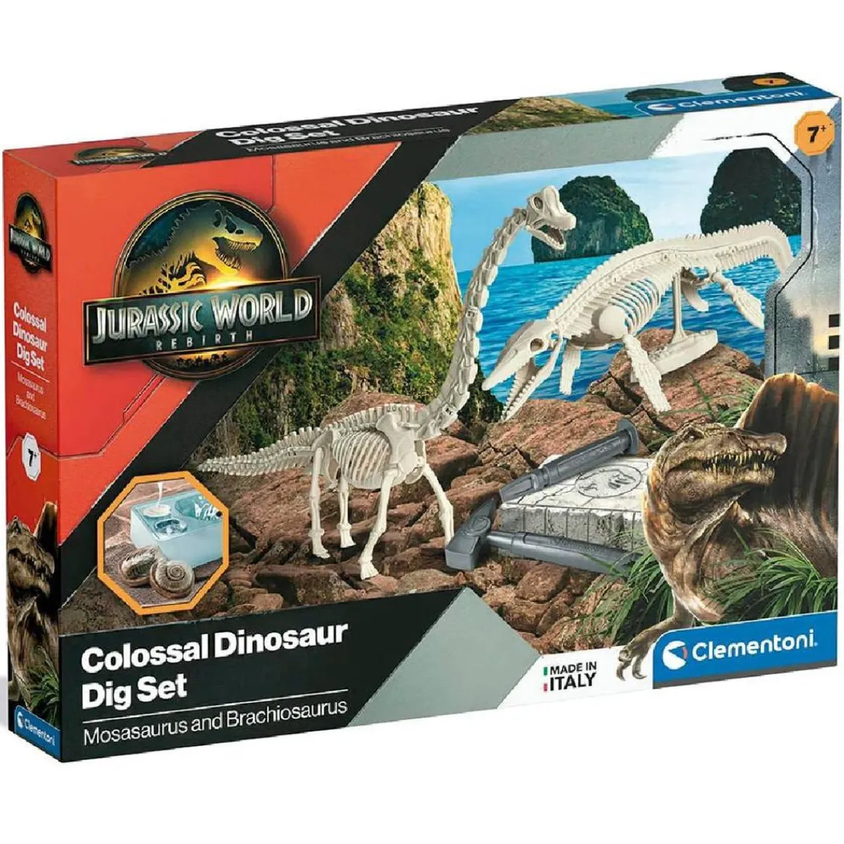 CLEMENTONI Steam*- Kit de excavación Jurassic World