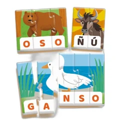 MONTESSORI Juguetes Educativos Y Libros|Juegos Y Puzzles*Clementoni - Letras y Palabras