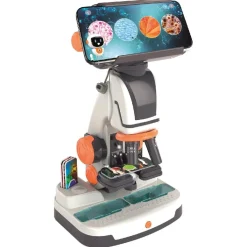 CLEMENTONI Steam*- Microscopio Smart 2 en 1 con Wi-Fi