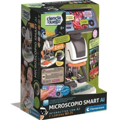 CLEMENTONI Steam*- Microscopio Smart 2 en 1 con Wi-Fi
