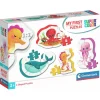 CLEMENTONI Juegos Y Puzzles*- Mis primeros Puzzles Progresivos 3-6-9-12 - Vida Marina