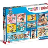 CLEMENTONI Juegos Y Puzzles*- Patrulla Canina - Puzzle infantil progresivo 10 en 1 de la Patrulla Canina ㅤ