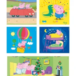 CLEMENTONI Juegos Y Puzzles*- Peppa Pig - Puzzle Infantil Multicolor 10 en 1, de distinto tamaño para montar progresivamente ㅤ