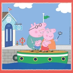 CLEMENTONI Juegos Y Puzzles*- Peppa Pig - Puzzle Supercolor 3x48 piezas ㅤ