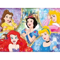 CLEMENTONI Juegos Y Puzzles*- Princesas Disney - Puzzle infantil de Princesas Disney, 180 piezas ㅤ