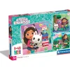 CLEMENTONI Juegos Y Puzzles*- Puzle Gabbys Dollshouse 3x48 Piezas ㅤ