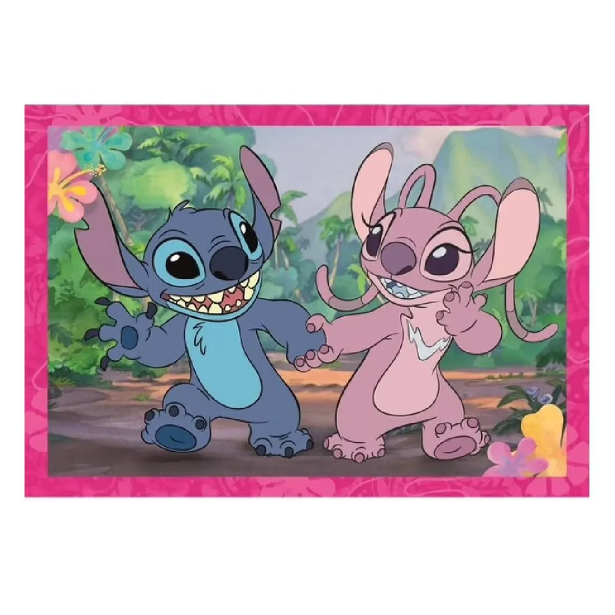 CLEMENTONI Juegos Y Puzzles*- Puzzle 4 en 1 Stitch