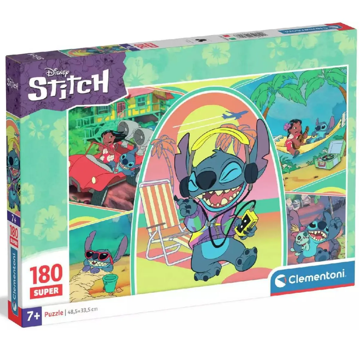 CLEMENTONI Juegos Y Puzzles*- Puzzle 180 piezas Super - Stitch