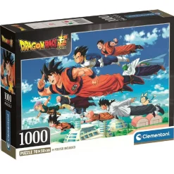 CLEMENTONI Juegos Y Puzzles*- Puzzle 1000 piezas - Dragon Ball Super