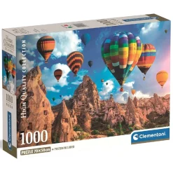 CLEMENTONI Juegos Y Puzzles*- Puzzle 1000 piezas High Quality Collection - Globos en Cappadocia