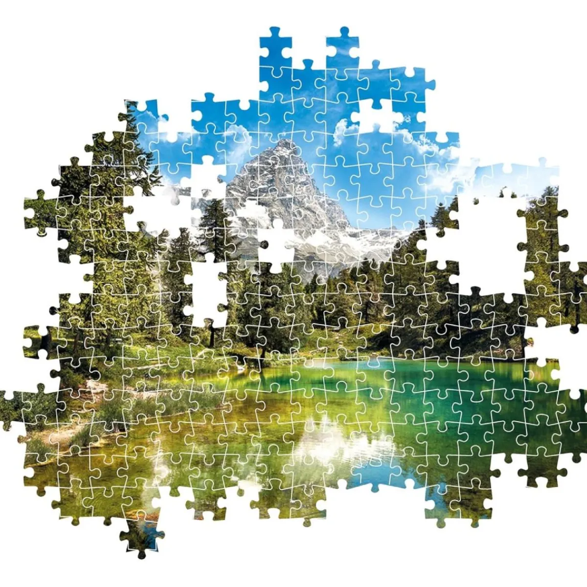 CLEMENTONI Juegos Y Puzzles*- Puzzle 1500 piezas High Quality Collection - Lago Azul