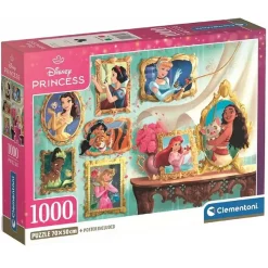 CLEMENTONI Juegos Y Puzzles*- Puzzle 1000 piezas - Princesas Disney