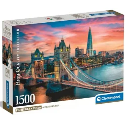 CLEMENTONI Juegos Y Puzzles*- Puzzle 1500 piezas High Quality Collection - Crepúsculo en Londres