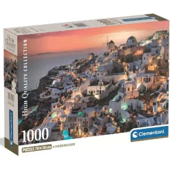 CLEMENTONI Juegos Y Puzzles*- Puzzle 1000 piezas High Quality Collection - Sombras de Santorini