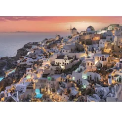CLEMENTONI Juegos Y Puzzles*- Puzzle 1000 piezas High Quality Collection - Sombras de Santorini