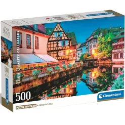 CLEMENTONI Juegos Y Puzzles*- Puzzle 500 piezas High Quality Collection - Strasbourg Old Town