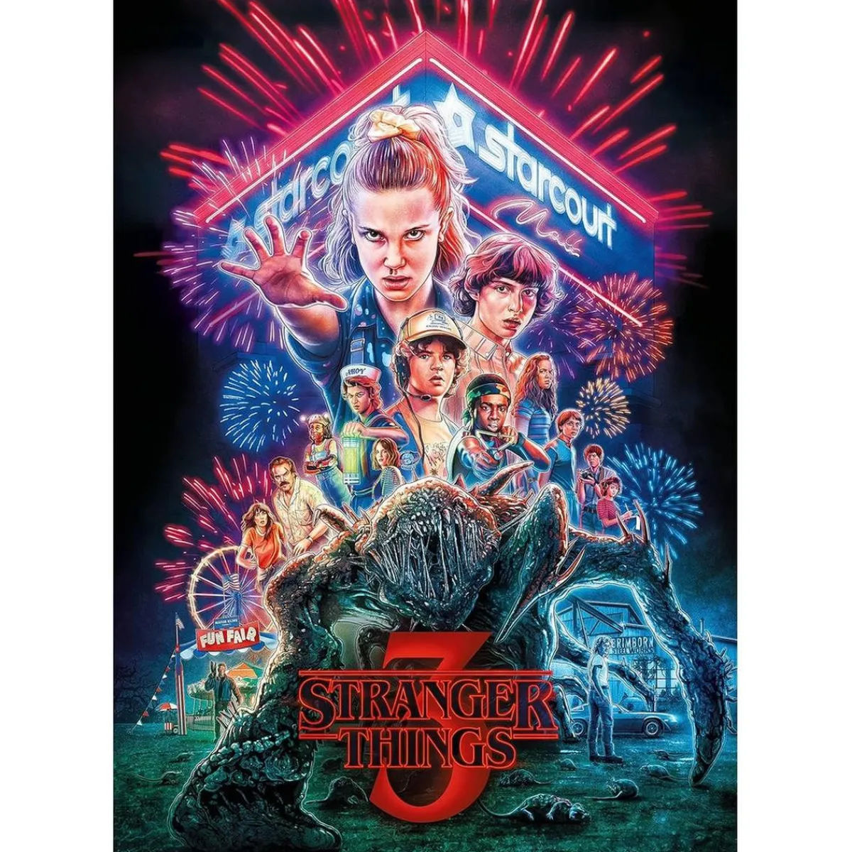 CLEMENTONI Juegos Y Puzzles*- Puzzle 1000 piezas de Stranger Things