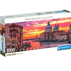 CLEMENTONI Juegos Y Puzzles*- Puzzle 1000 piezas Panorama - El Gran Canal, Venecia