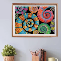 CLEMENTONI Juegos Y Puzzles*- Puzzle 500 piezas Colorboom Collection - Colas rizadas