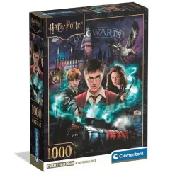 CLEMENTONI Juegos Y Puzzles*- Puzzle 1000 piezas Hogwarts - Harry Potter
