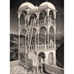 CLEMENTONI Juegos Y Puzzles*- Puzzle Arte Belvedere 1000 Piezas Adultos ㅤ