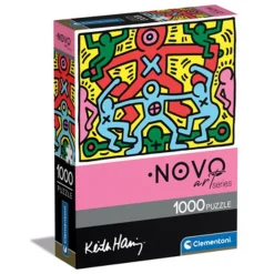 CLEMENTONI Juegos Y Puzzles*- Puzzle Arte Moderno Keith Haring 1000 Piezas ㅤ