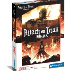 CLEMENTONI Juegos Y Puzzles*- Puzzle de 1000 piezas Attack on Titans ㅤ