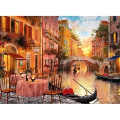 CLEMENTONI Juegos Y Puzzles*- Puzzle de 1000 piezas de la colección Venecia, fabricado en Italia ㅤ