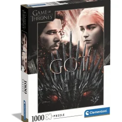 CLEMENTONI Juegos Y Puzzles*- Puzzle de Juego de Tronos con 1000 piezas, multicolor ㅤ