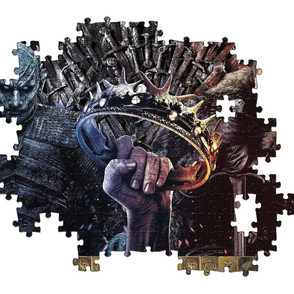 CLEMENTONI Juegos Y Puzzles*- Puzzle de personajes de Juego de Tronos, 1000 piezas ㅤ