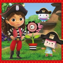 CLEMENTONI Juegos Y Puzzles*- Puzzle Gabbys Dollshouse 3x48 ㅤ