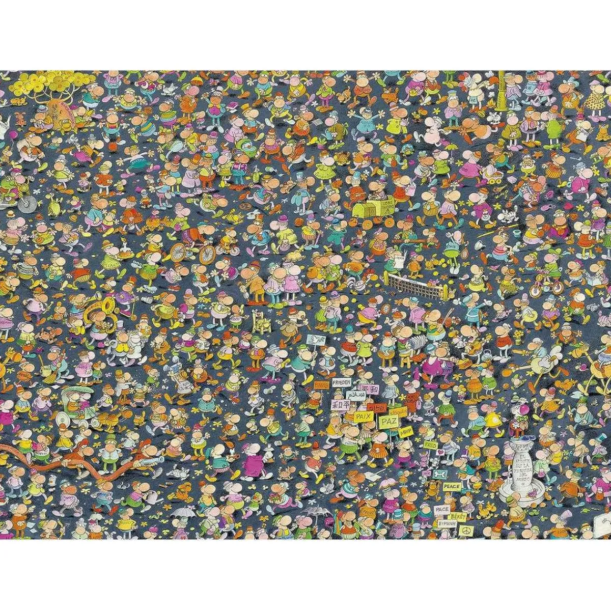 CLEMENTONI Juegos Y Puzzles*- Puzzle ilustrado de 1000 piezas imposible