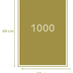 CLEMENTONI Juegos Y Puzzles*- Puzzle ilustrado de 1000 piezas imposible