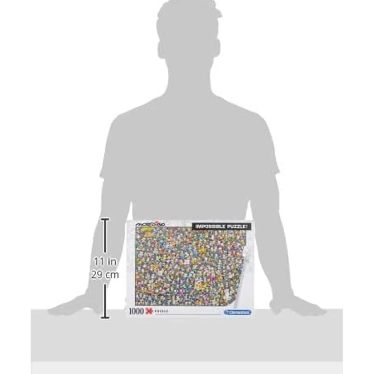 CLEMENTONI Juegos Y Puzzles*- Puzzle ilustrado de 1000 piezas imposible